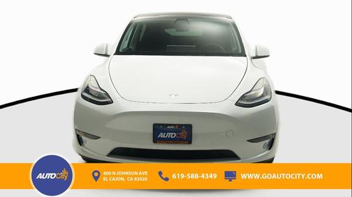 Pearl White Multi-Coat 2021 Tesla Model Y Long Range Dual Motor All-Wheel Drive