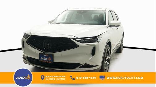 Platinum White Pearl 2023 Acura MDX Technology Package