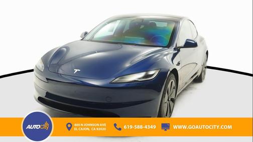 Deep Blue Metallic 2024 Tesla Model 3 Long Range