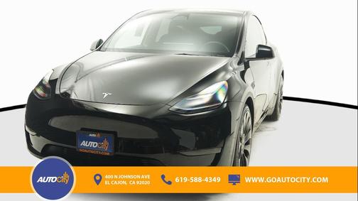 Solid Black 2023 Tesla Model Y Performance Dual Motor All-Wheel Drive