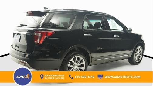Shadow Black 2017 Ford Explorer Limited