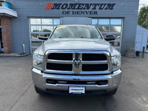 Bright Silver Metallic Clearcoat 2017 RAM 3500 Tradesman Crew Cab 4x4 8' Box