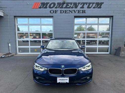 Blue 2016 BMW 320 i