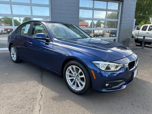 Blue 2016 BMW 320 i