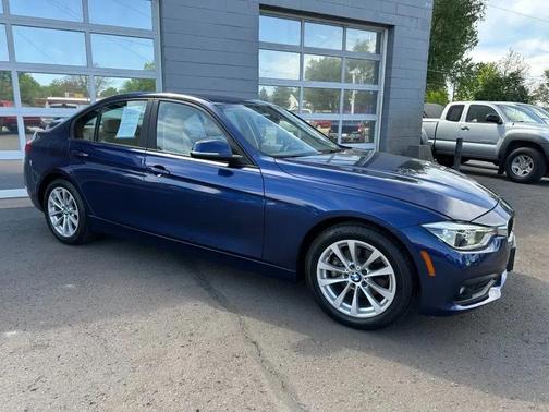 Blue 2016 BMW 320 i
