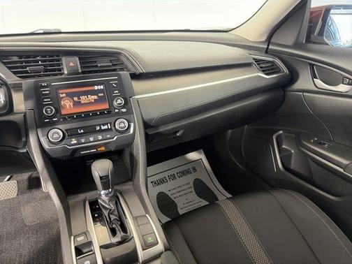 Molten Lava Pearl 2021 Honda Civic LX