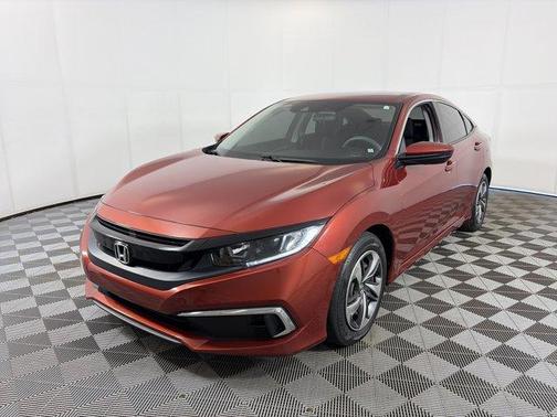 Molten Lava Pearl 2021 Honda Civic LX