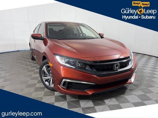 Molten Lava Pearl 2021 Honda Civic LX