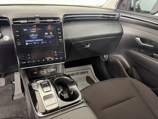 Shimmering Silver 2023 Hyundai TUCSON Hybrid Blue