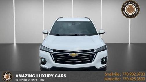 Summit White 2023 Chevrolet Traverse LT Leather