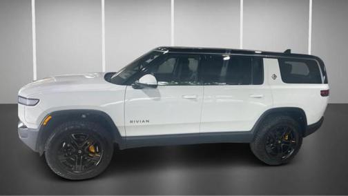 Glacier White 2024 Rivian R1S Adventure