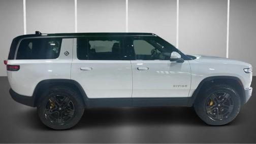Glacier White 2024 Rivian R1S Adventure