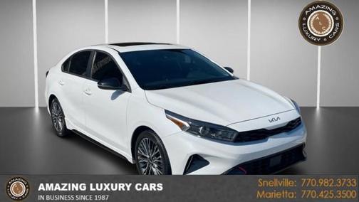 Snow White Pearl 2022 Kia Forte GT-Line