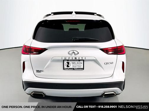 Radiant White 2023 INFINITI QX50 AUTOGRAPH AWD