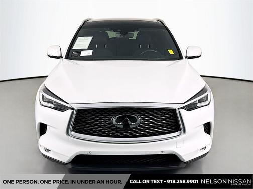 Radiant White 2023 INFINITI QX50 AUTOGRAPH AWD