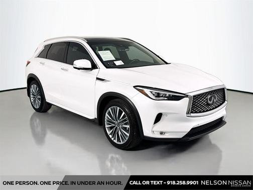 Radiant White 2023 INFINITI QX50 AUTOGRAPH AWD