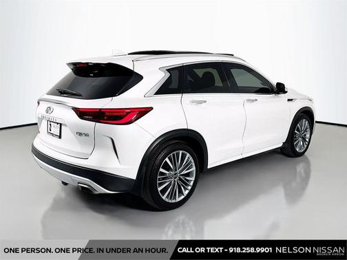 Radiant White 2023 INFINITI QX50 AUTOGRAPH AWD
