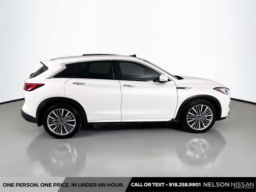 Radiant White 2023 INFINITI QX50 AUTOGRAPH AWD