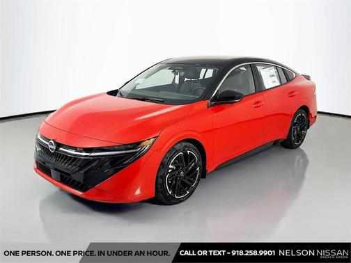 Energetic Ember/Super Black 2026 Nissan Sentra SR