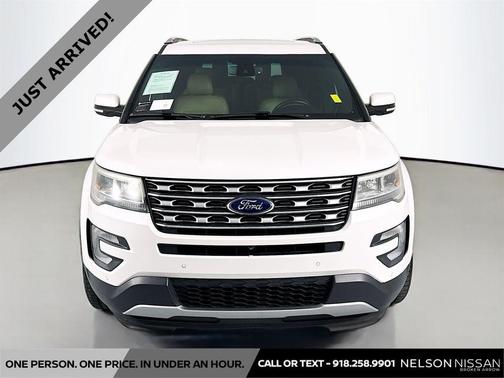 WHITE PLATINUM MET TRI-COAT 2017 Ford Explorer Limited