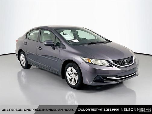 Gray 2015 Honda Civic LX