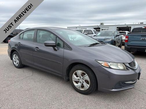 Gray 2015 Honda Civic LX