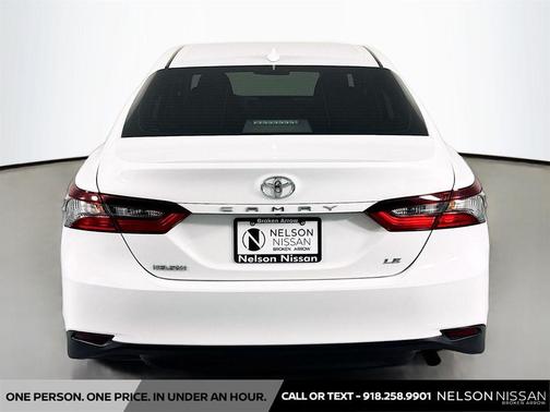 Super White 2021 Toyota Camry LE