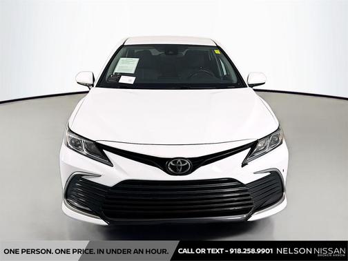 Super White 2021 Toyota Camry LE