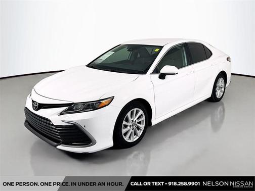 Super White 2021 Toyota Camry LE