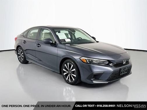 Gray 2023 Honda Civic EX