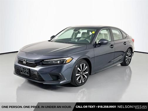 Gray 2023 Honda Civic EX