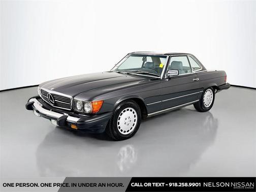 Medium Gray Metallic 1988 Mercedes-Benz S-Class 560 SL