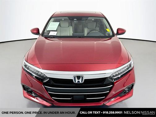 Radiant Red Metallic 2021 Honda Accord Hybrid Touring