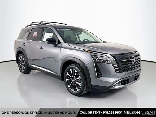 Gun Metallic 2026 Nissan Pathfinder Platinum