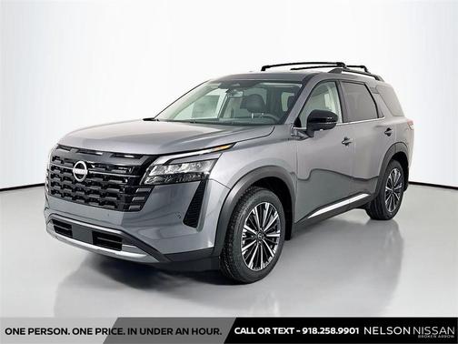 Gun Metallic 2026 Nissan Pathfinder Platinum