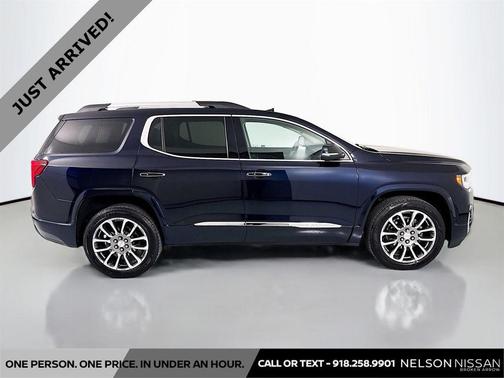 Midnight Blue Metallic 2021 GMC Acadia Denali