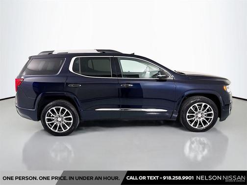 Midnight Blue Metallic 2021 GMC Acadia Denali
