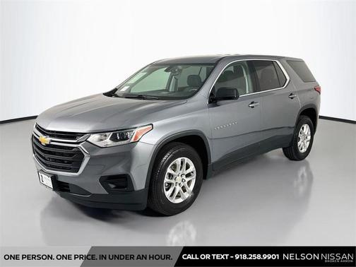 Satin Steel Metallic 2020 Chevrolet Traverse LS