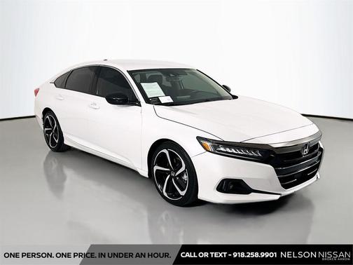 Platinum White Pearl 2021 Honda Accord Sport SE 1.5T