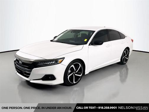 Platinum White Pearl 2021 Honda Accord Sport SE 1.5T