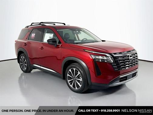 Scarlet Ember Tintcoat 2026 Nissan Pathfinder Platinum