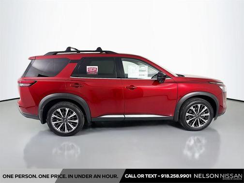 Scarlet Ember Tintcoat 2026 Nissan Pathfinder Platinum