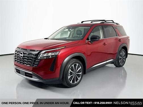 Scarlet Ember Tintcoat 2026 Nissan Pathfinder Platinum