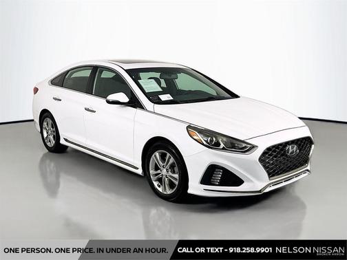 Quartz White Pearl 2018 Hyundai SONATA Sport