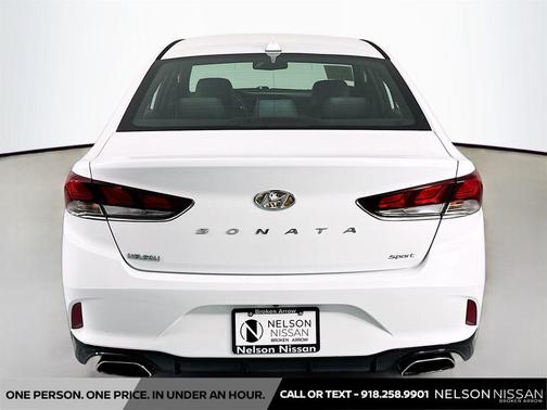 Quartz White Pearl 2018 Hyundai SONATA Sport
