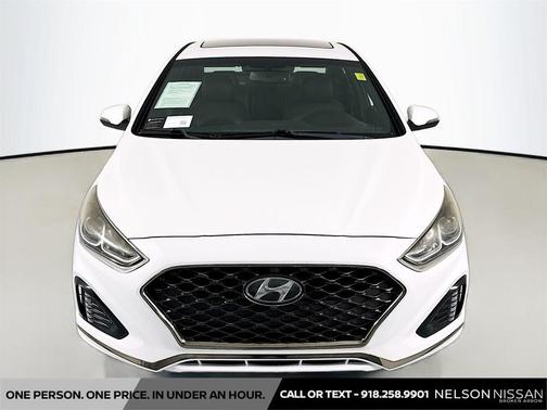 Quartz White Pearl 2018 Hyundai SONATA Sport