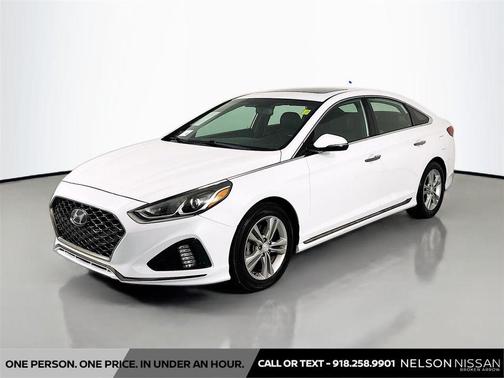 Quartz White Pearl 2018 Hyundai SONATA Sport