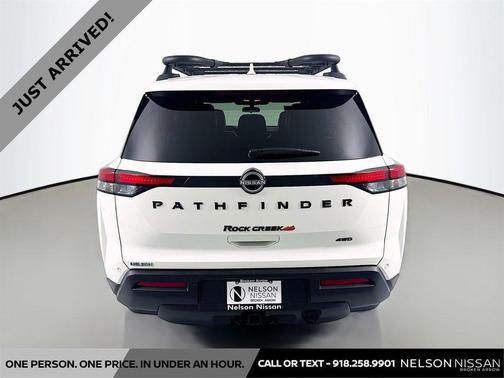 Glacier White 2023 Nissan Pathfinder Rock Creek 4WD