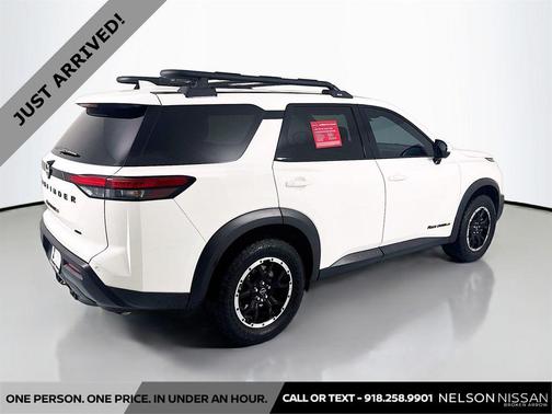 Glacier White 2023 Nissan Pathfinder Rock Creek 4WD