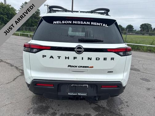 Glacier White 2023 Nissan Pathfinder Rock Creek 4WD